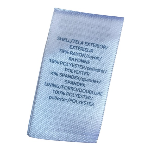 Lark & Ro Black White Striped Sheath Dress Back Zip Size L - Picture 7 of 7